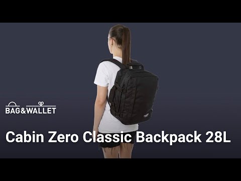 Видео: Обзор рюкзака для путешествий и самолета Cabin Zero Classic Backpack 28L
