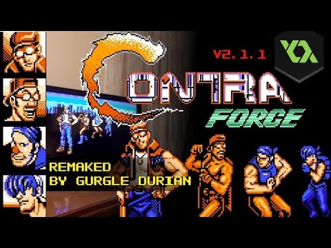 Видео: Contra Force Remake прохождение v 2.1.1 | Игра (PC, Game Maker) 2019 Стрим RUS