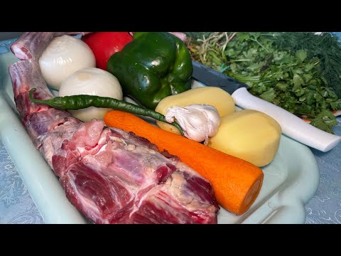 Видео: Великолепная Таджикская шурпа из говяжий хвост.Думгоза.
Самый вкусный и лучший рецепт приготовления.