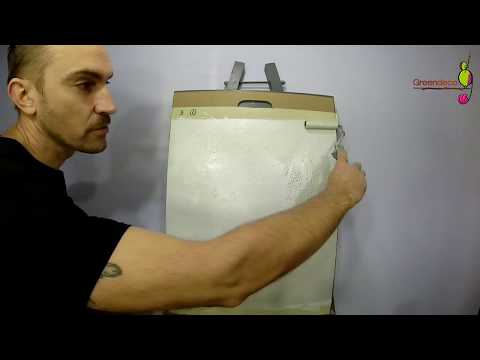 Видео: Нанесение краски под мокрый шелк Chiaro. Образец 3