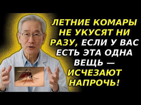 Видео: Летние комары? Просто возьмите «это» — и ни одного укуса! 5 секретов от 74-летней бабушки!