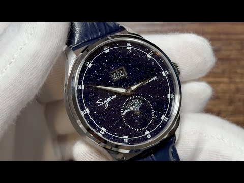 Видео: Sugess Moonphase — распаковка и обзор — часы Seagull Adventurine Dial за 150 долларов не попали в...