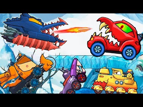 Видео: Car Eats Car 3 маленькая Красная Машина vs Новая Тачка Циклон! Битва на Время с Хищными БОССАМИ