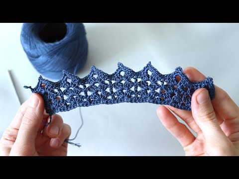 Видео: Красивый кант крючком. Мастер-класс.