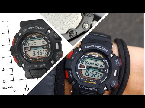 Видео: Уникальные Casio G-Shock G-9000 Mudman! Мини крепкий орешек с защитой от грязи!🪖 MudResist