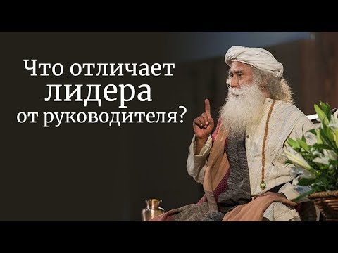 Видео: Что отличает лидера от руководителя?