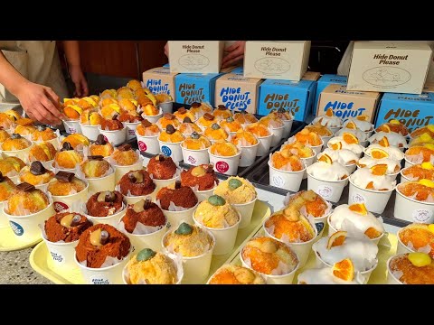 Видео: Как приготовить вкусные пончики - Корейская уличная еда