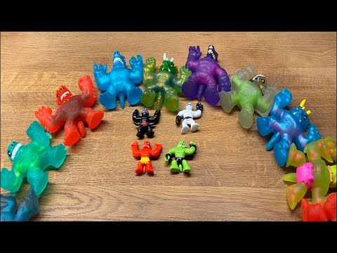 Видео: Гуджитсу Дино Икс-Рей, Гуджитсу Мини Распаковка Обзор