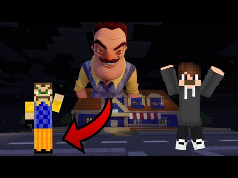 Видео: УБЕГАЮ ОТ ПРИВЕТ СОСЕДА В МАЙНКРАФТЕ! | Hello Neighbor in Minecraft