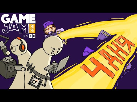 Видео: Я сделал игру за 4 дня с иностранцем // GMTK game jam // Space T // Unity