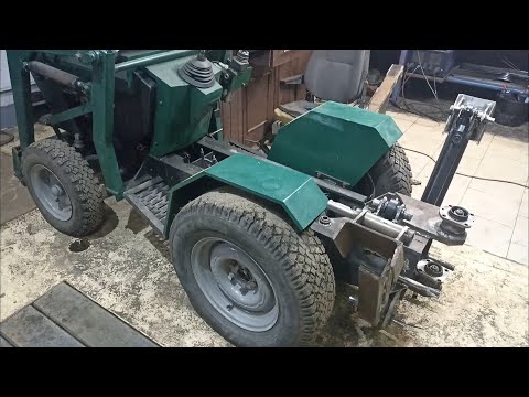 Видео: строю самодельный экскаватор на самодельном мини тракторе.
