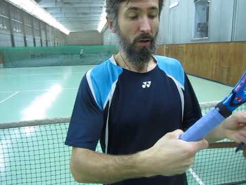 Видео: Хватки ракетки в большом теннисе.