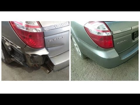 Видео: Убираем рыжики вокруг лобового/кузовной ремонт субару аутбек