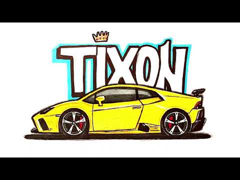 Видео: Как нарисовать Ламборгини Хуракан | Ehedov Elnur