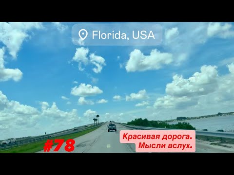 Видео: 🇺🇸#78 Красивая дорога. Мысли вслух за рулём. Наша Флорида. Жизнь во Флориде. 