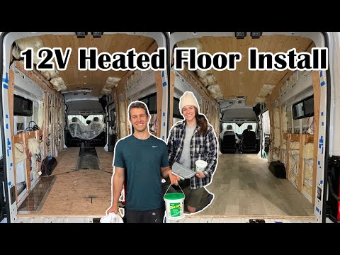 Видео: СЕРИЯ VAN BUILD | Установка подогреваемого пола 12 В