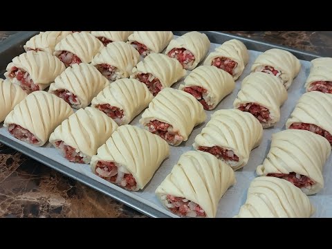 Видео: AJOYIB USULDA QAT QAT BO'LIB CHIQADIGAN SOMSA TAYYORLASH/ НЕОБЫЧНЫЙ ВКУСНЫЙ САМСА