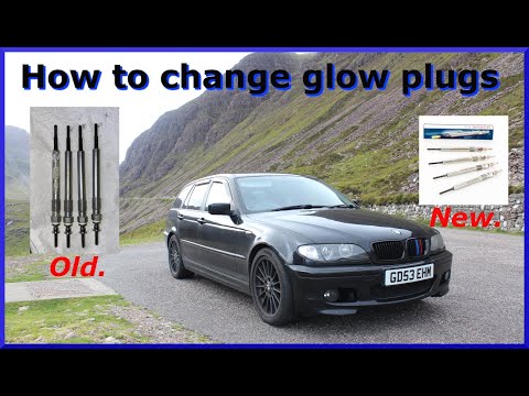 Видео: Установка новых свечей накаливания на BMW E46 320D! (Без снятия головки блока цилиндров)
