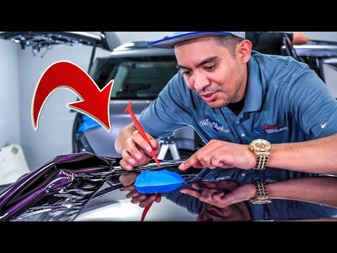 Видео: Как обклеить крышу, НЕ снимая антенну 💪 Виниловая пленка Inozetek!