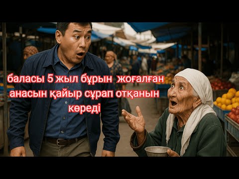 Видео: баласы 5 жыл бұрын үйден шығып жоғалып кеткен анасын базарда қайыр сұрап отқанын көреді