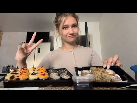 Видео: |MUKBANG|Роллы|Отвечаю на вопросы