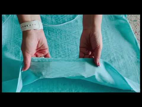 Видео: как сшить  блузку на большой размер/без выкройки/ wie näht man eine Bluse/ direkt auf dem Stoff/