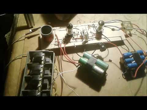 Видео: Двухламповый батарейный