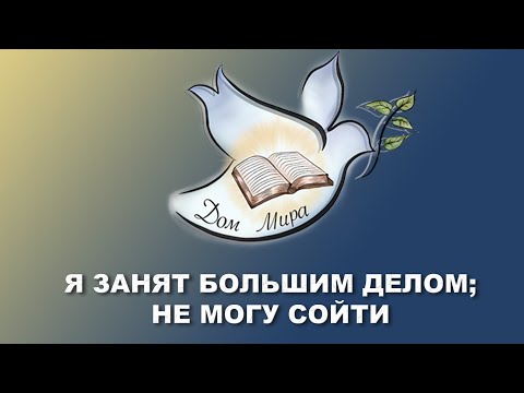 Видео: Я занят большим делом; не могу сойти. Василий Стойко