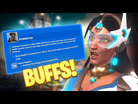 Видео: НАКОНЕЦ-ТО НОВЫЕ УСИЛЕНИЯ СИММЕТРЫ! | Overwatch 2