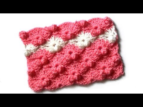 Видео: Узор с попкорном