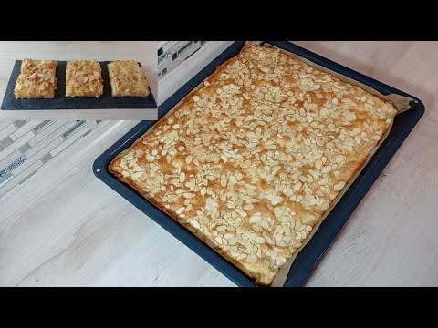 Видео: ВКУСНЕЙШИЙ ЯБЛОЧНЫЙ ПИРОГ размером с ПРОТИВЕНЬ ! БЫСТРЫЙ ЯБЛОЧНЫЙ ПИРОГ с МИНДАЛЁМ ! 100% получается