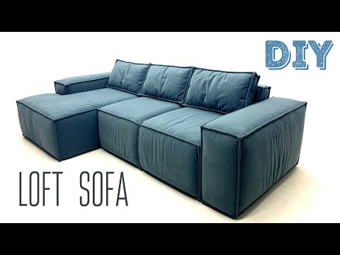 Видео: Как сделать ДИВАН в стиле LOFT / How to make a SOFA in the LOFT style