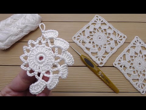 Видео: Простое ВЯЗАНИЕ КРЮЧКОМ для начинающих  Easy Crochet Motif knitting Online Tutorial for beginners