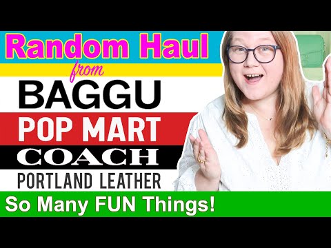 Видео: Случайная подборка товаров из Baggu, Coach, Pop Mart и Portland Leather Goods || Autumn Beckman