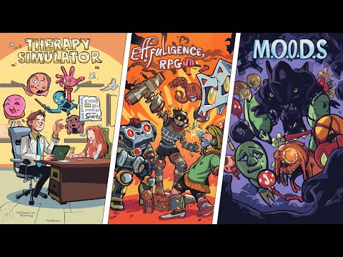 Видео: Обзор Effulgence RPG, M.O.O.D.S., Therapy Simulator