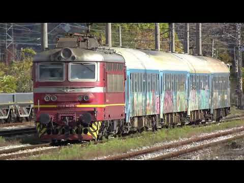 Видео: БВ 7622 (София - Видин) пристига и заминава от гара Враца