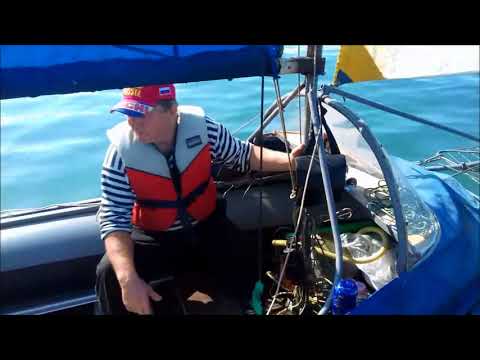 Видео: Лодка ПВХ с парусом Сочи 1