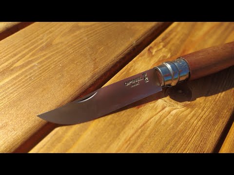 Видео: Нож Opinel N8. Отзыв.