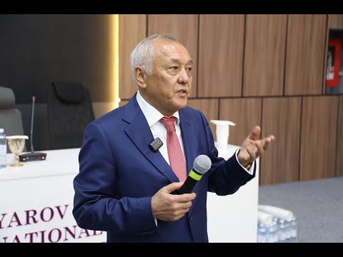 Видео: В КазНМУ состоялась лекция академика НАН РК, профессора Мирзакарима Алчинбаева