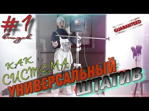 Видео: Универсальный штатив как система. Аналог Scangrip.