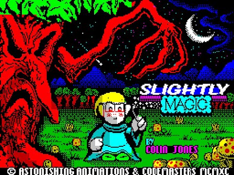 Видео: Slightly Magic | Маленький волшебник | Let's play on zx-spectrum clone