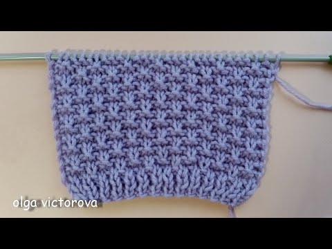 Видео: РЕЛЬЕФНЫЙ УЗОР СПИЦАМИ 953 Вязание Узоры спицами