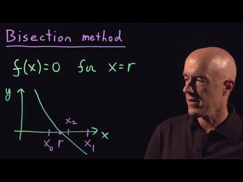 Видео: Метод бисекции | Лекция 13 | Численные методы для инженеров