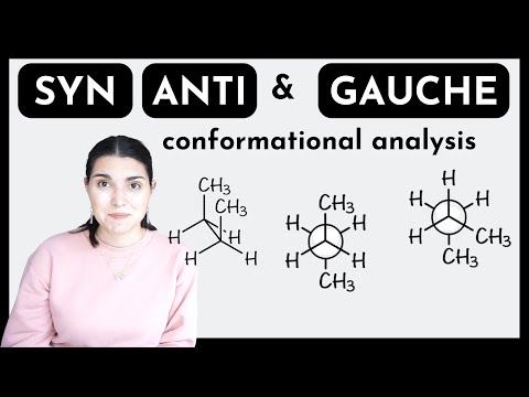 Видео: Син-, анти- и гош-конформации бутана – проекции Ньюмена и конформационный анализ