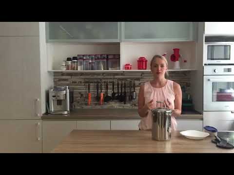 Видео: Tupperware кастрюля с ситом 4,8 литра.