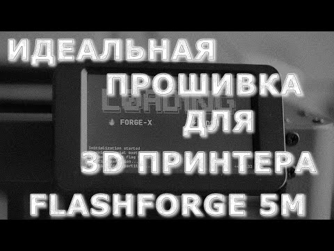 Видео: Идеальная прошивка для 3D принтера FlashForge Adventurer 5M