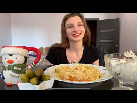 Видео: Рассказываю про парня ❤️/ Паста с курицей / МУКБАНГ