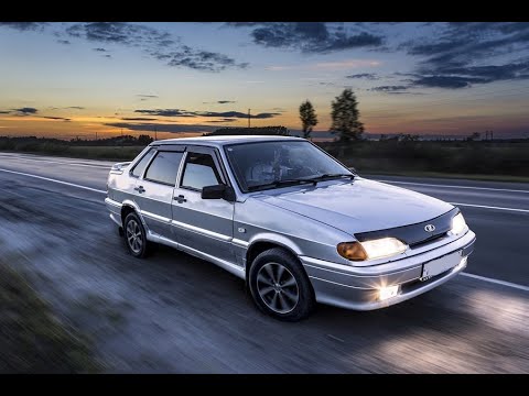 Видео: ВАЗ 2115 удар о бордюр