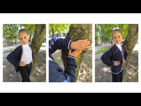 Видео: Детский кардиган. Вяжем спущенное плечо СВЕРХУ ВНИЗ!!! Попетельные МК. Справится Новичок 😘😘😘