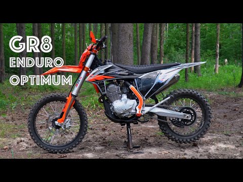 Видео: Обзор мотоцикла GR8 Enduro Optimum - Бодрая воздушка с балансировочным валом